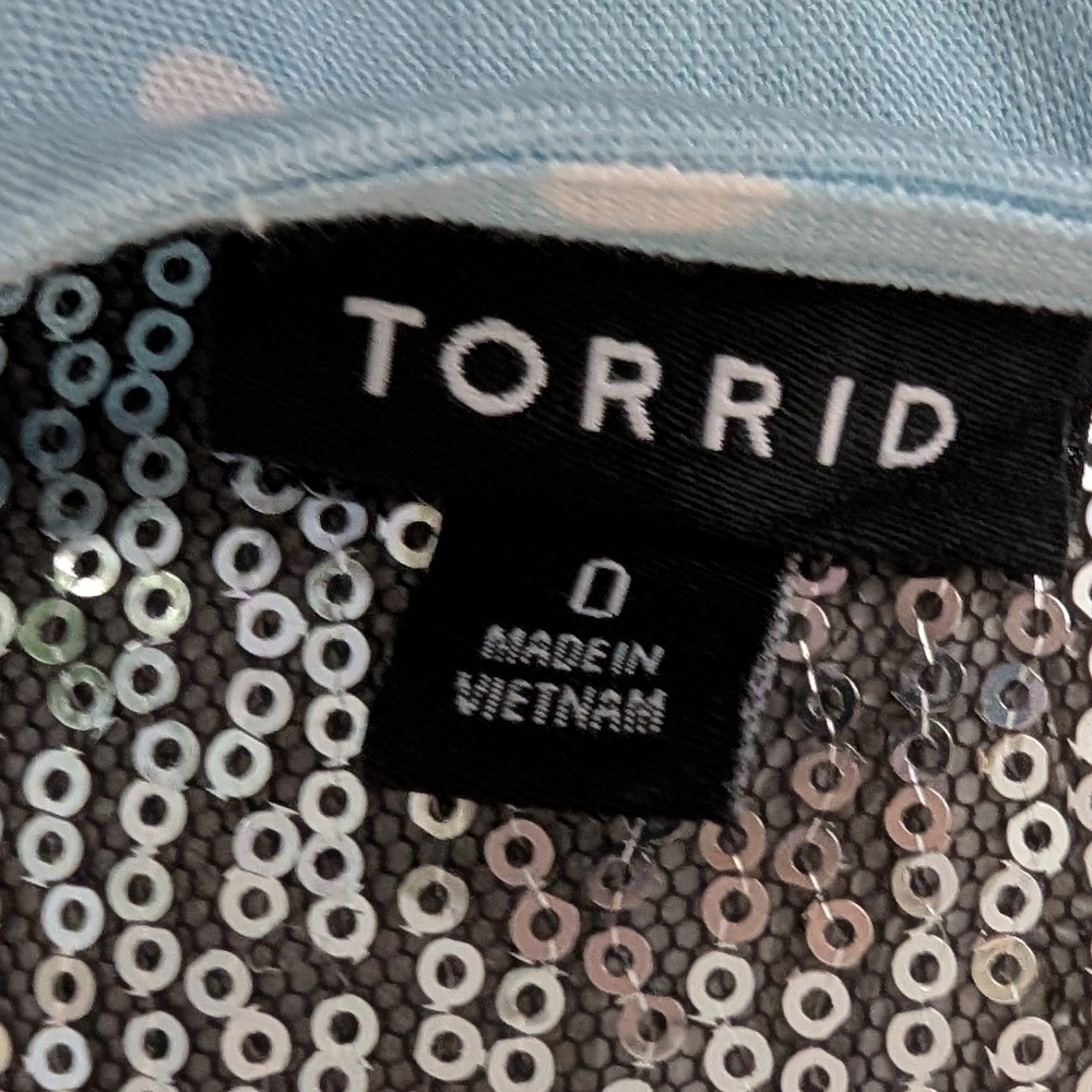 EUC Torrid Polka Dot Dress - Picture 3 of 3